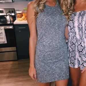 ASTR the Label Gray Bodycon Dress